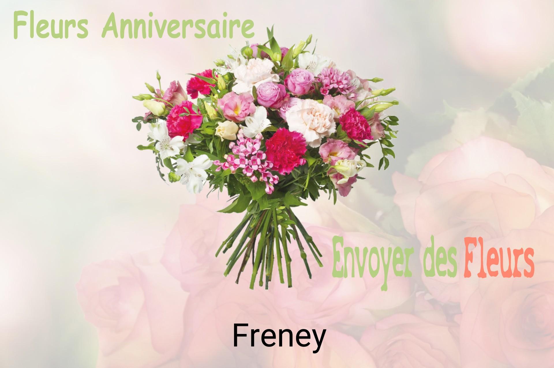 Bouquet de fleurs d’anniversaire livré à Freney